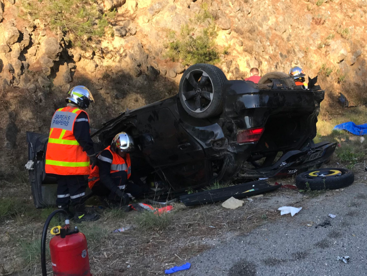 Accident sur Alès